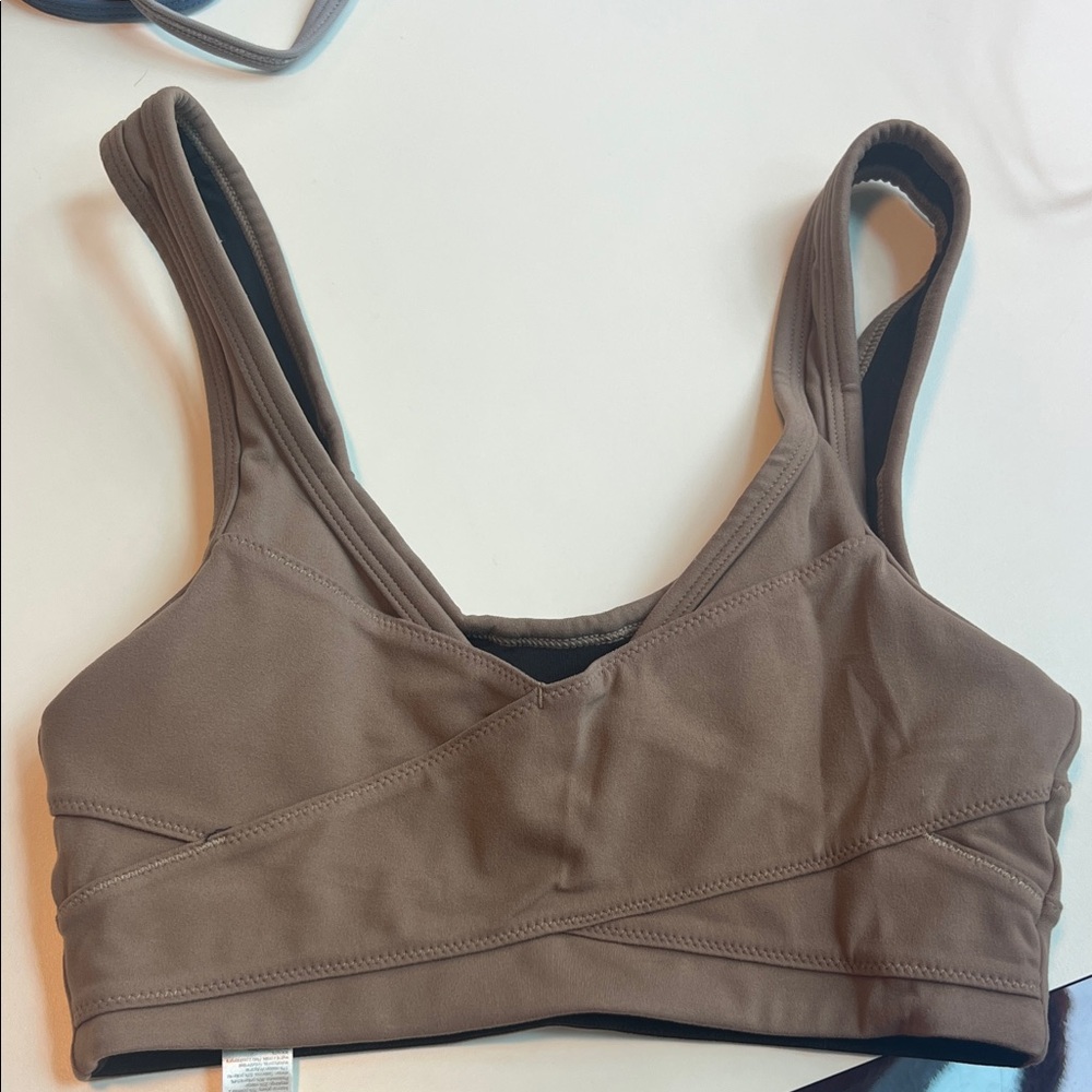 Varley Tan Sports Bra